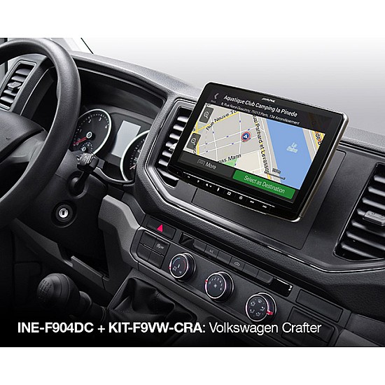 Alpine INE-F904DC Halo9 Navi Campervan Audio and Navigation System