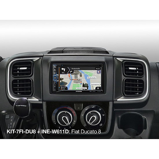 Alpine KIT-7FI-DU8 - 2DIN Installation Kit - Fiat Ducato 8