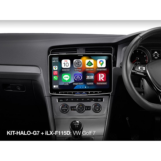 Alpine KIT-HALO-G7R - Halo9 and Halo11 Installation Kit - Volkswagen Golf 7