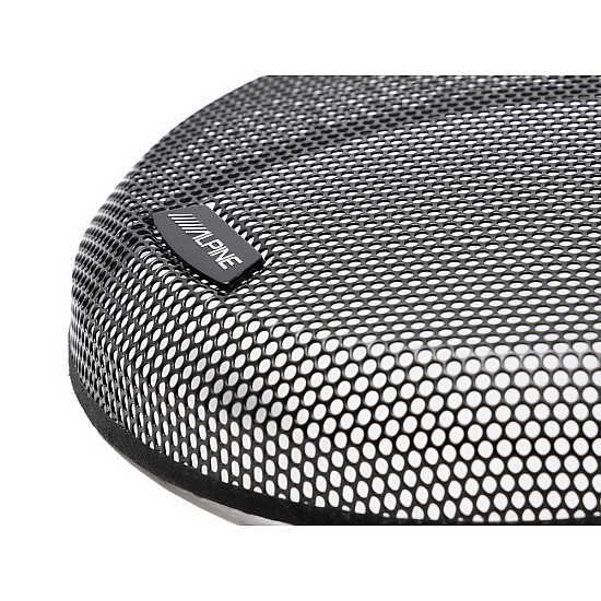 Alpine KTE-8G3 Black metal mesh Grille for 20cm 8 inch subwoofers R2-W8D4, R2-W8D2, S2-W8D4, S2-W8D2