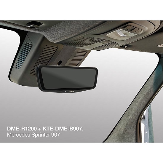 Alpine KTE-DME-B907 Freeview Mirror installation kit to fit a DME-R1200 in a Mercedes Sprinter 907/910