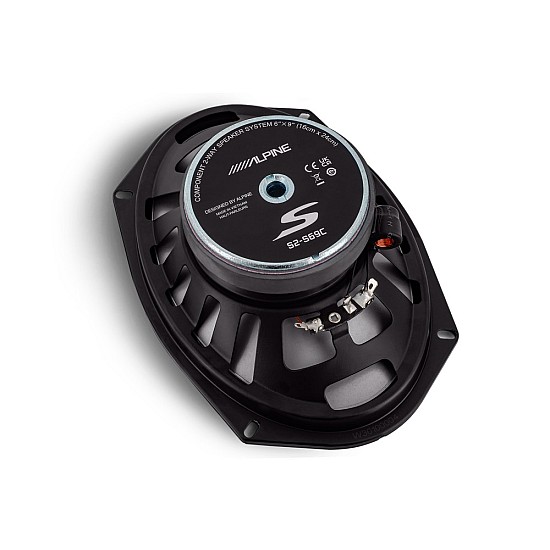 Alpine S2-S69C S-Series 16cm x 24cm 6" x 9" High Res 260W Component Car Speakers