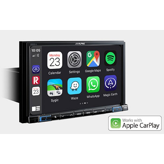 Alpine X803D-U - 8” Touch Screen Navigation - Apple Carplay & Android Auto