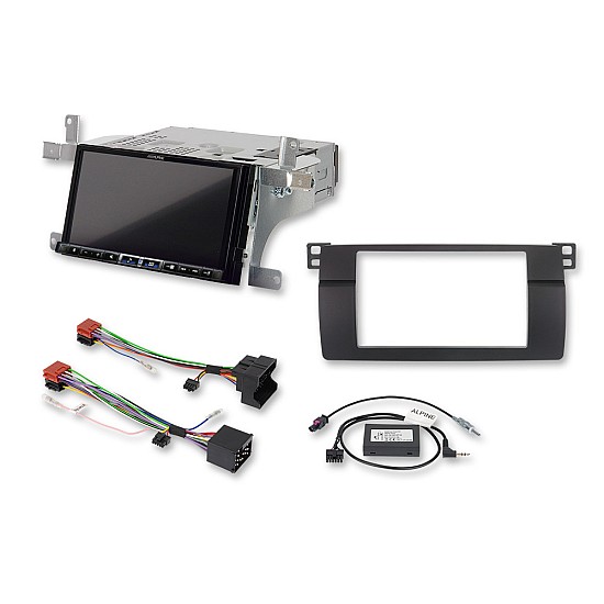 Alpine  iLX-705 For BMW E46 Premium 2DIN Media Receiver - DAB+ Apple Carplay  Android Auto - iLX-705E46