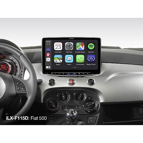 Alpine iLX-F115D 11” Media Receiver 1DIN & 2DIN Installation - DAB+ Apple Carplay  Android Auto