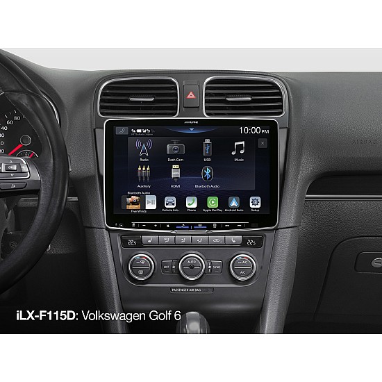 Alpine iLX-F115D 11” Media Receiver 1DIN & 2DIN Installation - DAB+ Apple Carplay  Android Auto