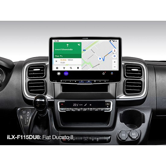 Alpine ILX-F115DU8 Media Receiver 11" DAB Radio, CarPlay, Android Auto for Fiat Ducato 8