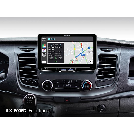 Alpine iLX-F905D 9” Media Receiver 1DIN & 2DIN Installation - DAB+ Apple Carplay  Android Auto