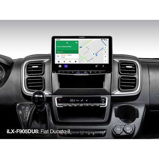 Alpine iLX-F905DU8 Halo9 9-Inch Media Receiver DAB Apple CarPlay Android Auto for Fiat Ducato 8