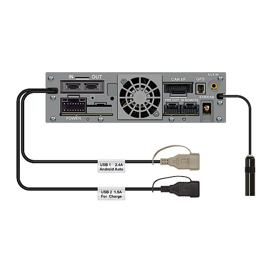 Alpine iLX-F905S907 Halo9 Media System for Mercedes Sprinter 907 DAB Apple CarPlay Android Auto Stereo