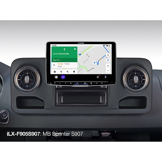 Alpine iLX-F905S907 Halo9 Media System for Mercedes Sprinter 907 DAB Apple CarPlay Android Auto Stereo