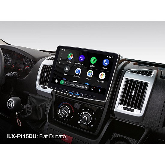 Alpine iLX-F115DU 11” Media Receiver - DAB+ Apple Carplay  Android Auto - Fiat Ducato 3