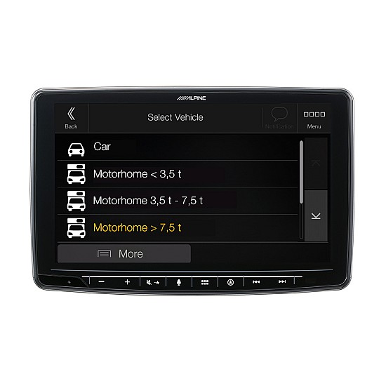Alpine INE-F904DU Halo9 Car Audio and Navigation System - Fiat Ducato 3