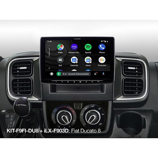 Alpine KIT-F9FI-DU8 - Halo 9 and Halo 11 Installation Kit - Fiat Ducato III Version 8