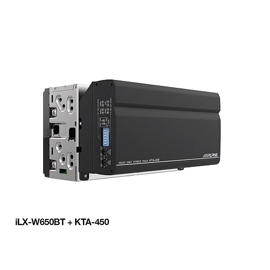 Alpine KTA-450 4-channel Compact In-Car Amplifier - 4x100W Alpine KTA-450 4-channel Compact In-Car Amplifier - 4x100W