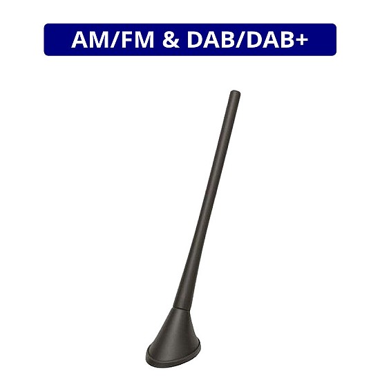 Calearo Digital Radio DAB/DAB+ & AM/FM Short Rod Active Roof Mount Antenna  - ANC7677855