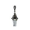 Calearo ANC7677153  AM/FM Universal Telescopic Wing Mount Antenna - Chrome
