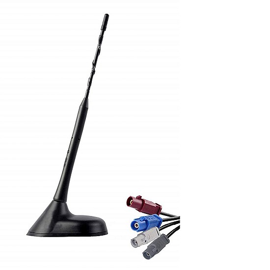 Antenna - Roof Mount AM FM DAB DAB+ GPS GSM & 5m Extension cables
