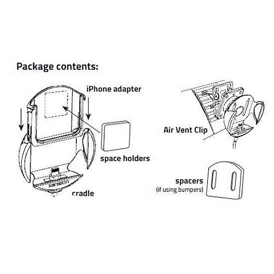 iPhone 5 cradle for Gateway - IP5LCRP iPhone 5 cradle for Gateway - IP5LCRP