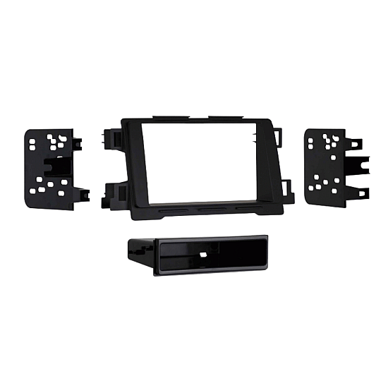 Single / Double DIN Stereo Fascia Adapter For Mazda CX5 & 6 - IC-50-923