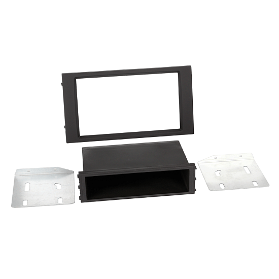 Seat Altea / Toledo Double DIN Radio Fascia Adaptor - Metallic Silver