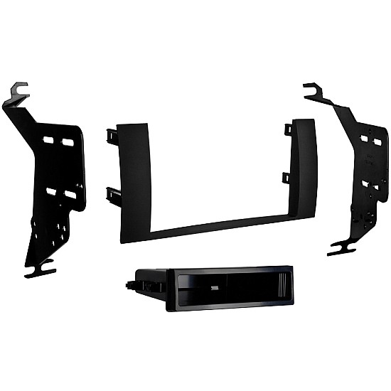 Toyota Prius Single/Double DIN Car Stereo Installation Kit Bundle - Matt Black