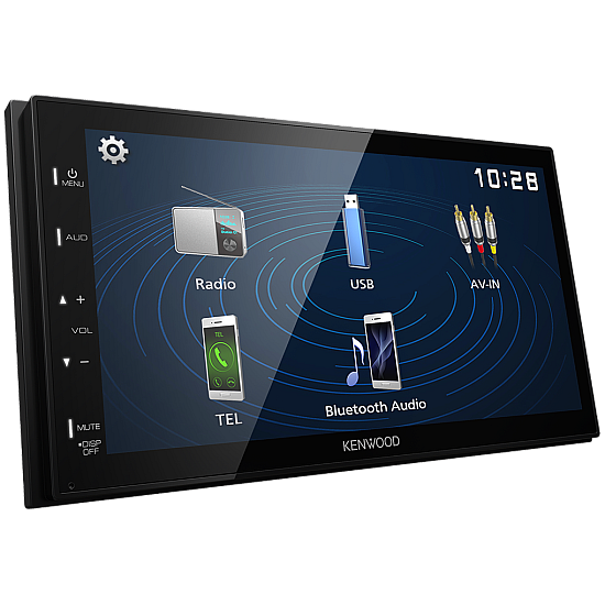 Kenwood DMX129BT 2DIN Car Audio System With BT And Android Mirroring