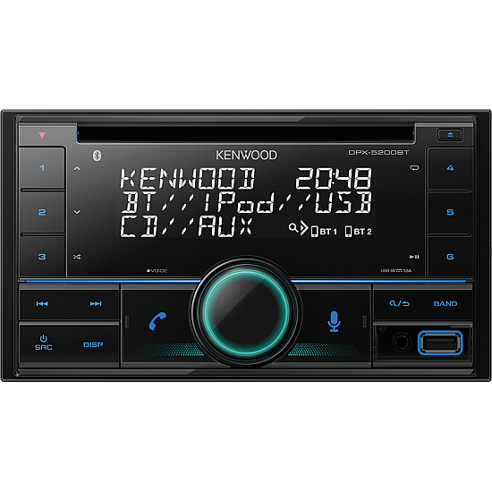 Kenwood DPX-5200BT Car Audio Entertainment System - CD USB Bluetooth & Amazon Alexa Ready Kenwood DPX-5200BT Car Audio Entertainment System - CD USB Bluetooth & Amazon Alexa Ready
