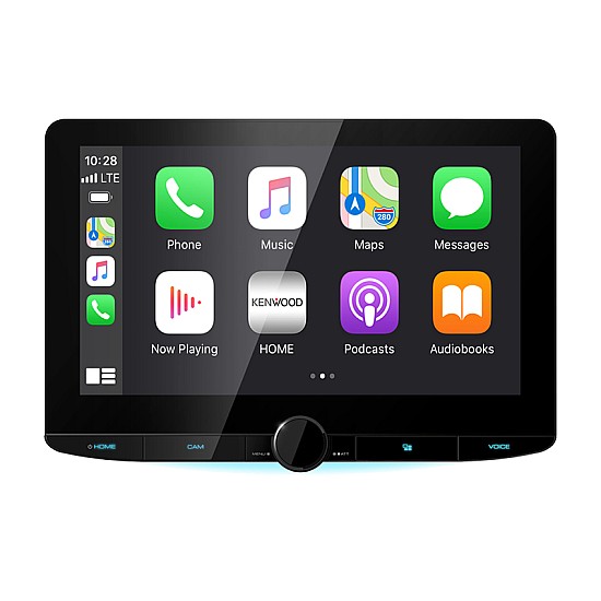 Kenwood DNR992RVS Car Stereo - 10.1" Floating Screen - Navigation System - Wireless Apple Carplay - Android Auto - DAB+