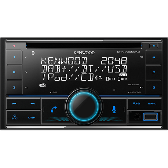 Kenwood DPX-7300DAB Car Audio System featuring CD USB DAB+ Bluetooth & Amazon Alexa Ready Kenwood DPX-7300DAB Car Audio System featuring CD USB DAB+ Bluetooth & Amazon Alexa Ready