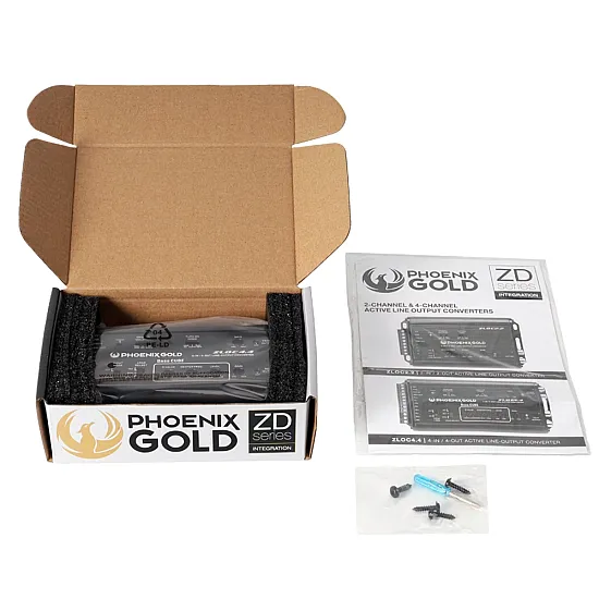 Phoenix Gold ZLOC4.4 Line Output Converter 4-Channel Phoenix Gold ZLOC4.4 Line Output Converter 4-Channel