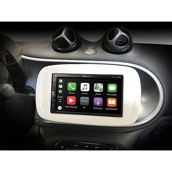 Pioneer SPH-EVO62DAB-SMAW Car Stereo Plus White Installation Kit for Smart Forfour and Fortwo 