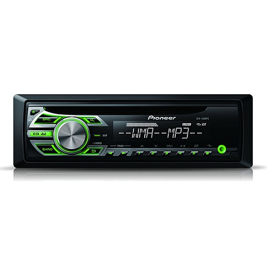 Pioneer DEH-150MPG CD RDS Tuner with WMA/MP3 playback and front illuminated Aux-In