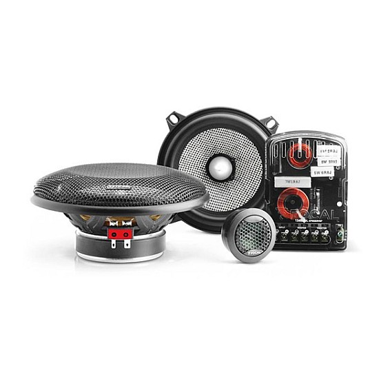 Focal Car Speakers 2-Way 5" Component Kit With Grills - Access 130 AS Focal Car Speakers 2-Way 5" Component Kit With Grills - Access 130 AS
