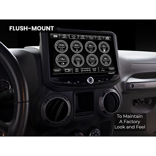 HEIGH10 Jeep Wrangler JK 2011-2018 10-Inch Multimedia System - Apple Carplay & Android Auto