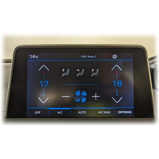 Peugeot 208 Reversing Rear View Camera Kit with Moving Guidelines