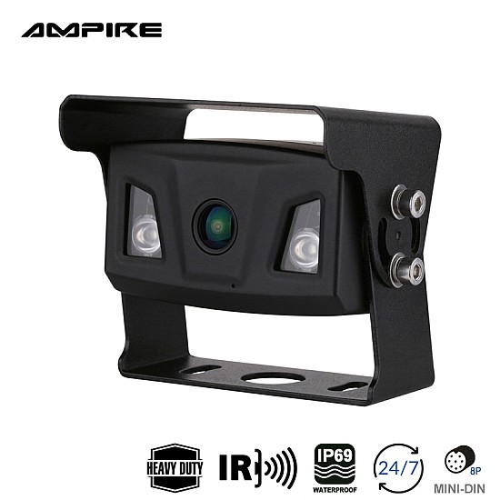 Ampire KIP200-BLK Heavy Duty Rear View Camera - Black