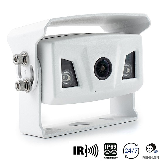 Ampire KIP200-WHI Heavy Duty Rear View Camera - Silver
