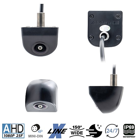 Ampire KCA801 AHD Mini Universal Rear View Camera