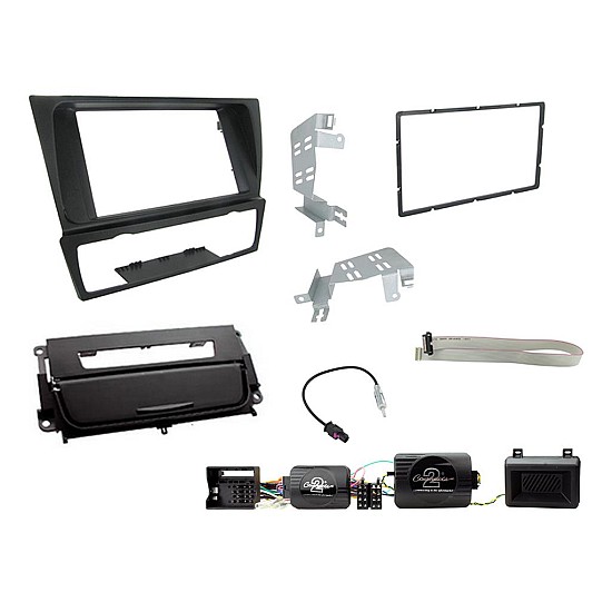 Connects2 Car Stereo Fitting Kit Double DIN Facia Radio Installation For BMW - CTKBM14