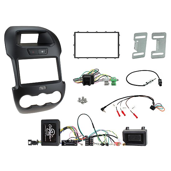 Connects2 Car Stereo Fitting Kit Double DIN Facia Radio Installation For Ford - CTKFD40C
