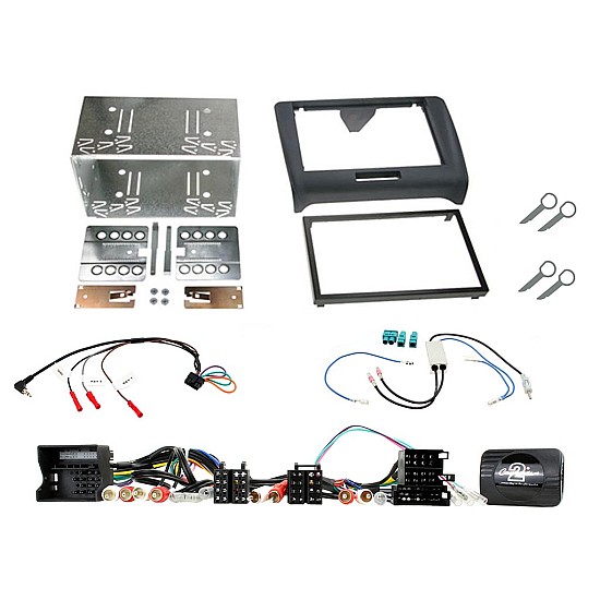 Connects2 Car Stereo Fitting Kit Double DIN Facia Radio Installation For Audi - CTKAU03