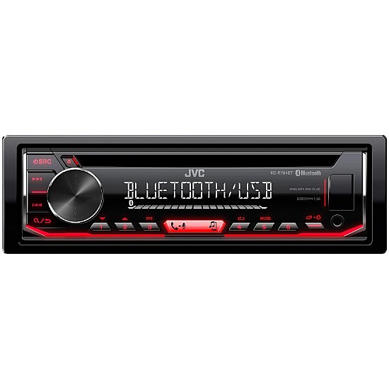 JVC KD-R794BT Car Stereo Digital Media Receiver & CD Player - Bluetooth & USB/AUX Input