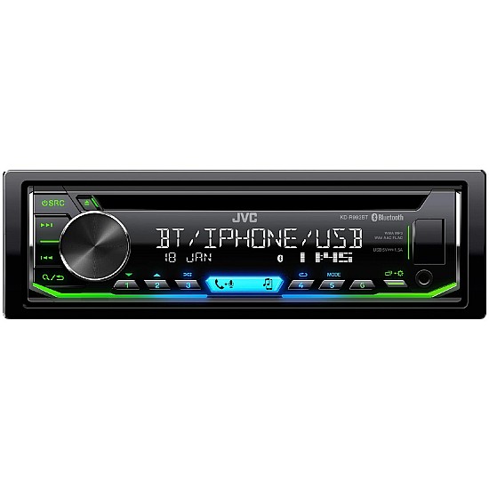 JVC KD-R992BT Car Stereo Digital Media Receiver & CD Player - Bluetooth & USB/AUX Input