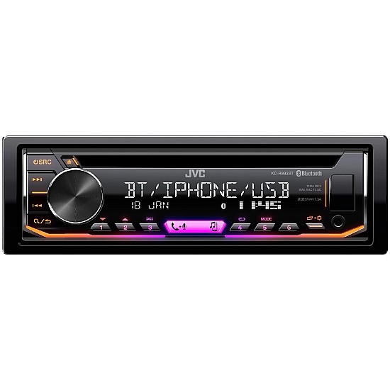 JVC KD-R992BT Car Stereo Digital Media Receiver & CD Player - Bluetooth & USB/AUX Input