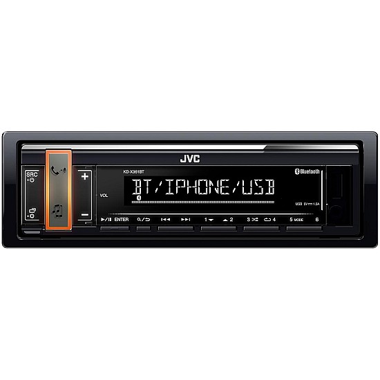 JVC KD-X361BT Car Stereo Digital Media Receiver - Bluetooth & USB/AUX Input JVC KD-X361BT Car Stereo Digital Media Receiver - Bluetooth & USB/AUX Input