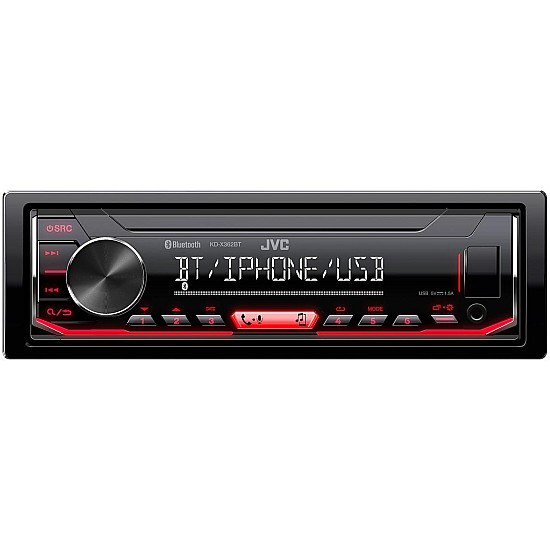 JVC KD-X362BT Car Stereo Digital Media Receiver - Bluetooth & USB/AUX Input
