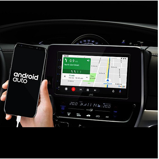 JVC KW-M565DBT Touch Screen Car Stereo - DAB+ Apple Carplay Android Auto Bluetooth USB AV Input