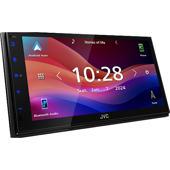 JVC KW-M593BT Touch Screen Car Stereo - Apple Carplay Android Auto Bluetooth USB JVC KW-M593BT Touch Screen Car Stereo - Apple Carplay Android Auto Bluetooth USB