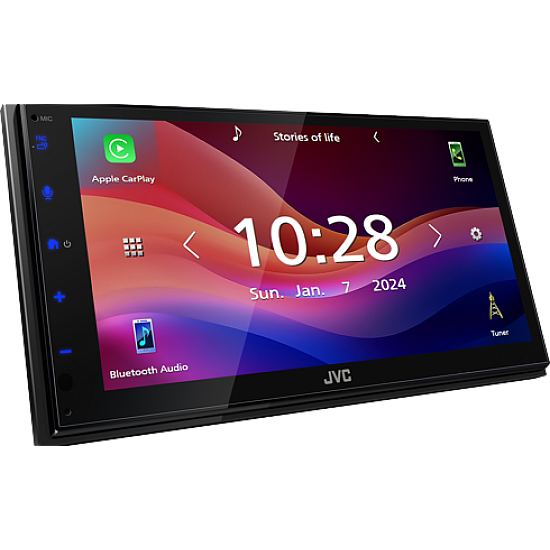 JVC KW-M593BT Touch Screen Car Stereo - Apple Carplay Android Auto Bluetooth USB JVC KW-M593BT Touch Screen Car Stereo - Apple Carplay Android Auto Bluetooth USB